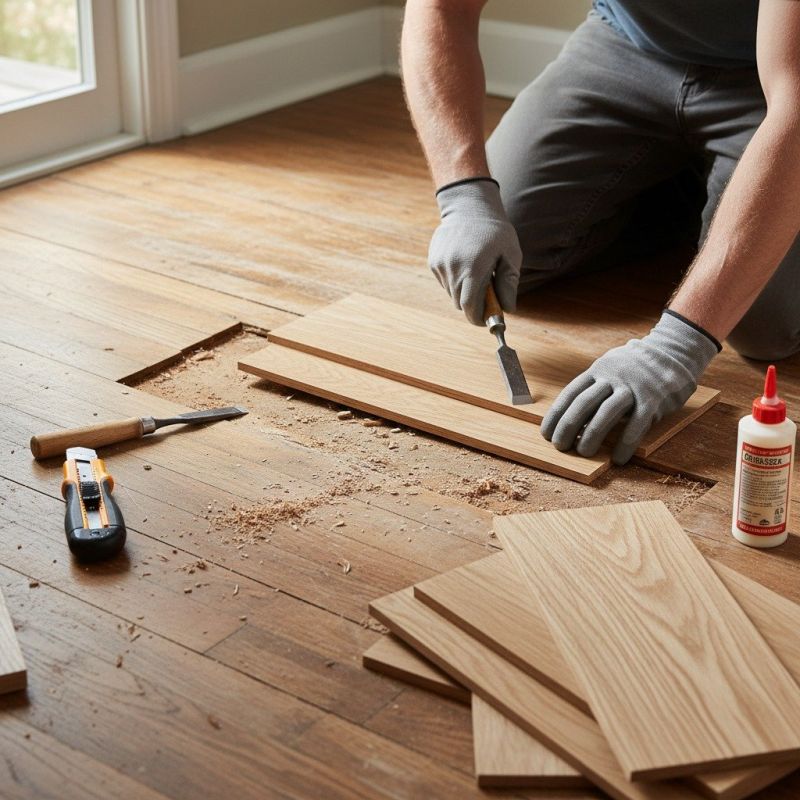 Engineered Flooring Repair detail