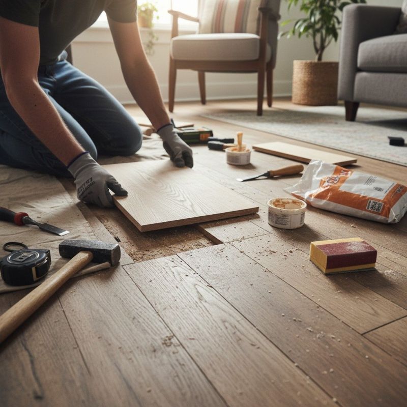 Engineered Flooring Repair detail