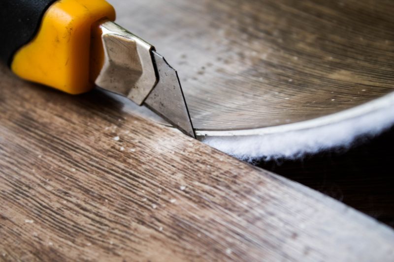 Sheet Vinyl Repair detail