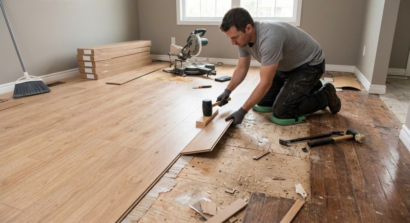 Laminate Floor Remodeling in Manassas, VA