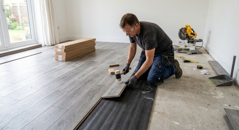 Laminate Floor Replacement in Fredericksburg, VA