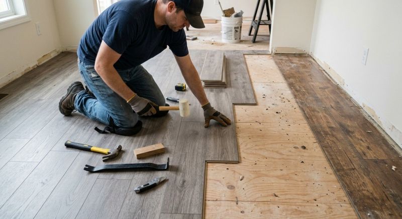 Plank Laminate Installation in Fredericksburg, VA