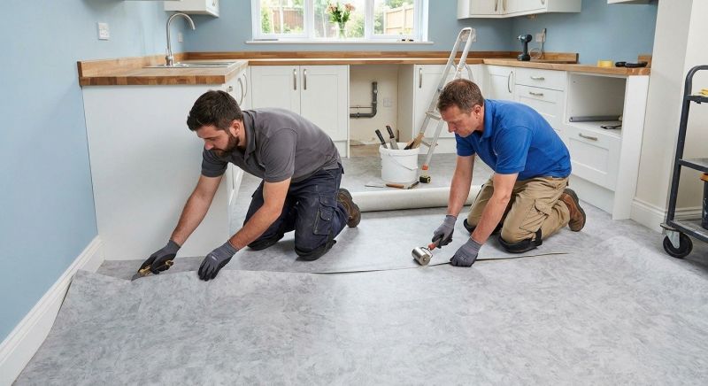 Sheet Linoleum Installation in Boerne, TX