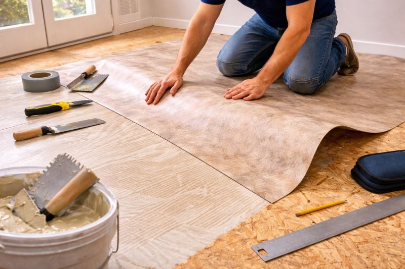 Sheet Linoleum Installation in Gilbert, AZ
